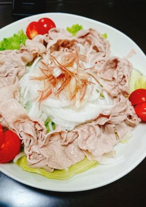 お肉しっとり柔らか☆豚しゃぶサラダ-レシピのメイン写真
