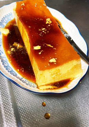 生クリームでまろやか!ちょい硬プリン-レシピのメイン写真