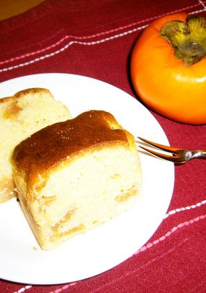 柿のパウンドケーキ-レシピのメイン写真