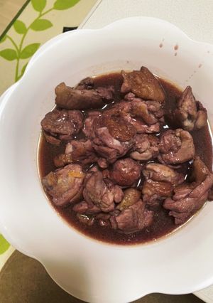楽なのに手間かけてる風！鶏肉の赤ワイン煮-レシピのメイン写真