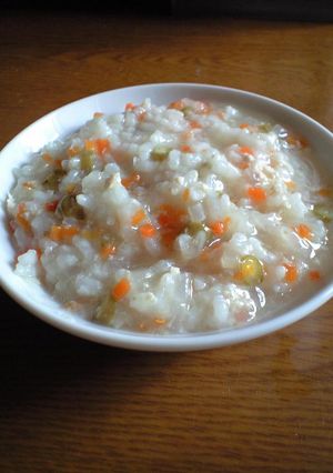 離乳食中期 五目おかゆ-レシピのメイン写真