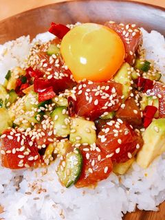 俺のマグロご飯(ポキ丼)-レシピのメイン写真