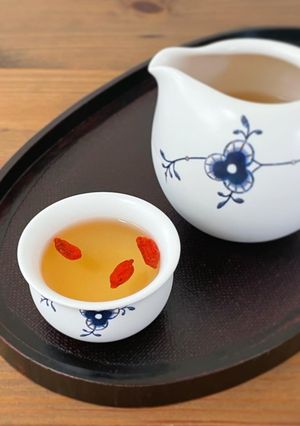 【薬膳茶】クコの実＆ひげ茶-レシピのメイン写真