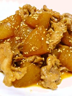 豚こまと大根の炒め煮-レシピのメイン写真