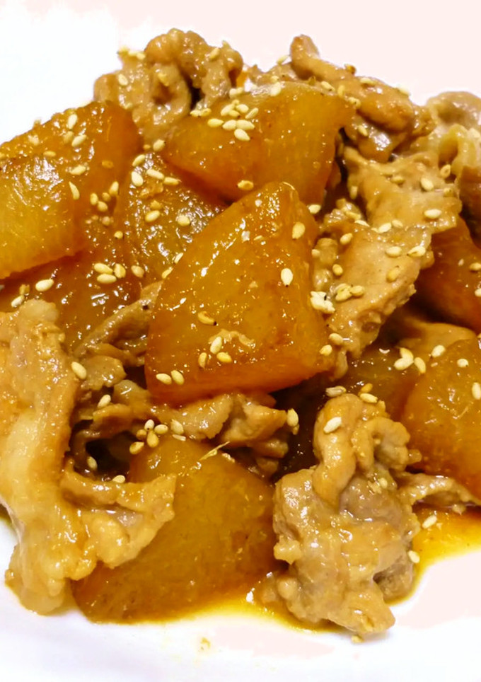 豚こまと大根の炒め煮-レシピのメイン写真