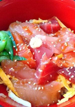 韓国風海鮮丼!-レシピのメイン写真