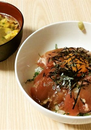 【お手軽】漬けマグロ丼-レシピのメイン写真