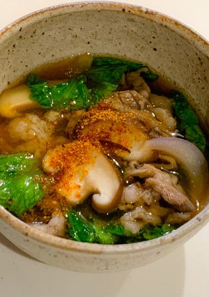 レタスの牛汁-レシピのメイン写真