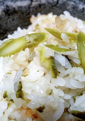 アスパラの炊き込みご飯-レシピのメイン写真