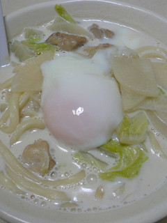 ほっこり.:*・゜ 牛乳煮込みうどん-レシピのメイン写真