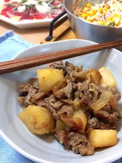 甘辛肉じゃが★牛肉玉葱簡単お弁当作り置き-レシピのメイン写真