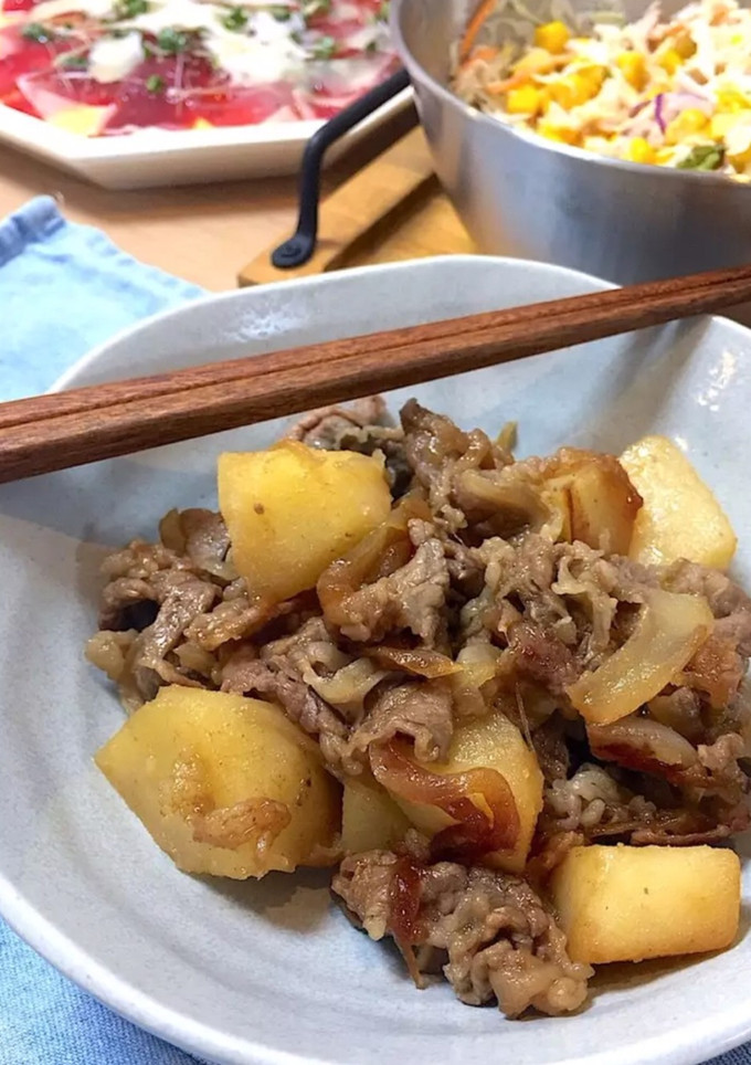 甘辛肉じゃが★牛肉玉葱簡単お弁当作り置き-レシピのメイン写真