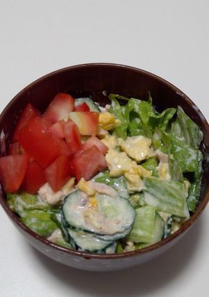 簡単！ツナサラダ！-レシピのメイン写真