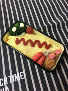 男子高校生弁当6/7オムライス弁当-レシピのメイン写真