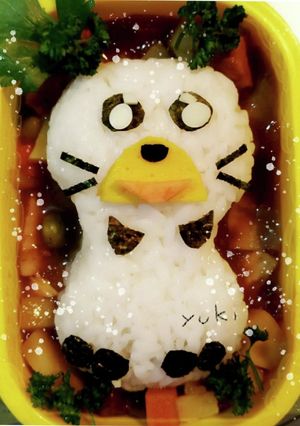 キャラ弁オットセイさんです。#キャラ弁-レシピのメイン写真