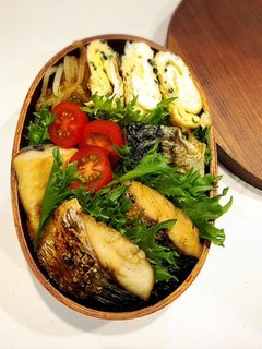 のっけ弁当2021.06.07鯖の塩焼き-レシピのメイン写真