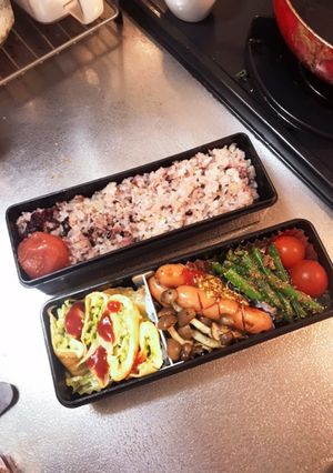 キャベツオムレツのお弁当-レシピのメイン写真