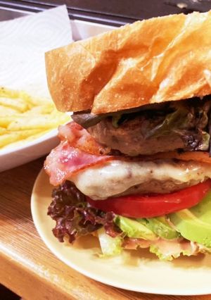 カフェハンバーガー盛り盛り-レシピのメイン写真