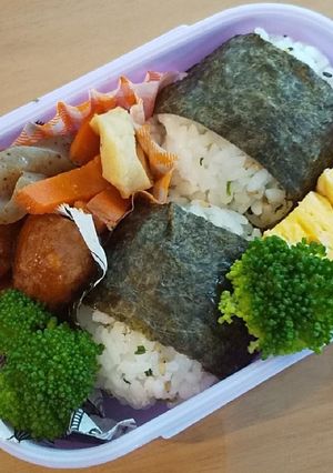 21/6/7年長おにぎり弁当-レシピのメイン写真