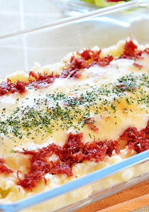 マッシュポテトとコンビーフのチーズ焼き♪-レシピのメイン写真