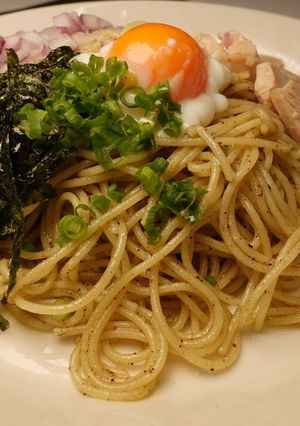 濃厚な旨味の煮干バターパスタ-レシピのメイン写真