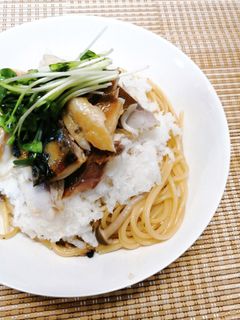 塩鯖とおろしの和風パスタ✤-レシピのメイン写真