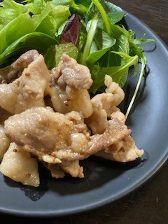 豚肉のハニーマスタード焼き/七尾市給食-レシピのメイン写真