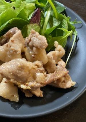 豚肉のハニーマスタード焼き/七尾市給食-レシピのメイン写真