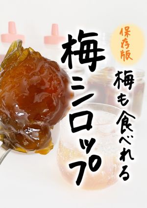 １日で果肉まで食べれる梅シロップ-レシピのメイン写真
