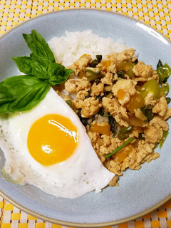 お家でタイ料理!簡単ガパオライス-レシピのメイン写真
