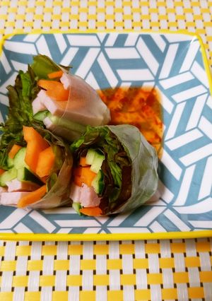 余った食材で！簡単生春巻き-レシピのメイン写真