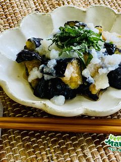 【ちょい足し】揚げなすのみぞれ和え-レシピのメイン写真