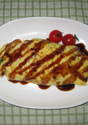 簡単★野菜とひき肉オムレツ-レシピのメイン写真