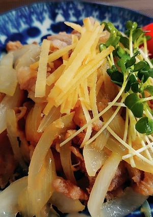 生姜たっぷり!豚こまで生姜焼き-レシピのメイン写真