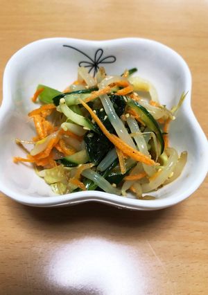 ナムル風副菜作り置き(にんにくなし)-レシピのメイン写真