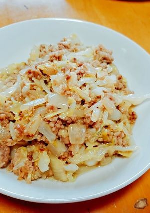 レモン汁でさっぱり！ひき肉炒め-レシピのメイン写真