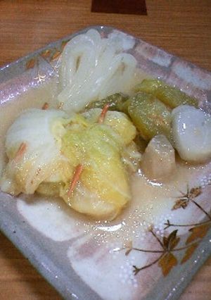 だしがじゅんわり♪白菜でふろしき♪-レシピのメイン写真