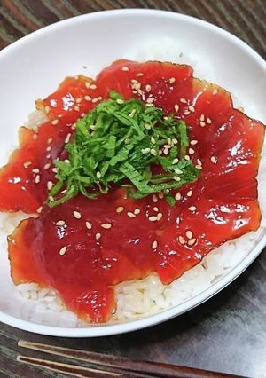漬けマグロ丼-レシピのメイン写真