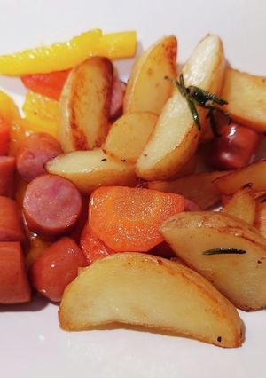 改・余り野菜で簡単ジャーマンポテト-レシピのメイン写真