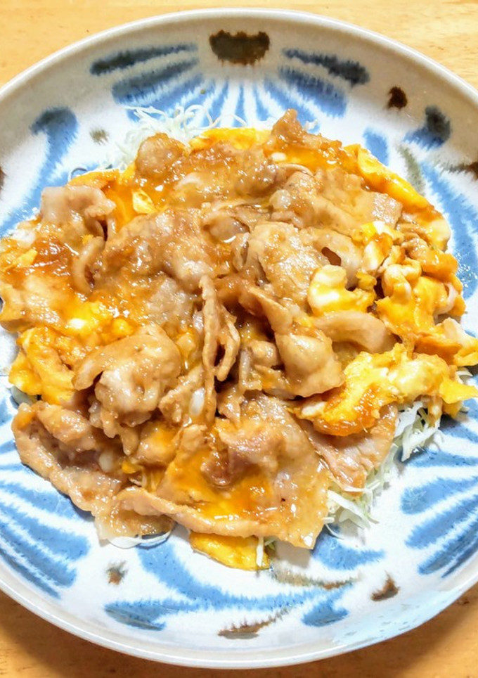 豚しょうが焼きの卵とじ◎トンケイ焼き-レシピのメイン写真