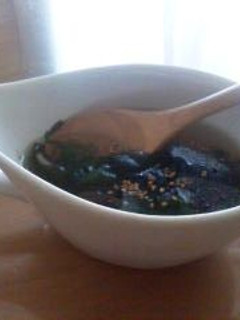 体ぽかぽか♪わかめスープ-レシピのメイン写真