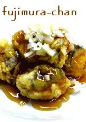 崩れない　茄子の挟み揚げ-レシピのメイン写真