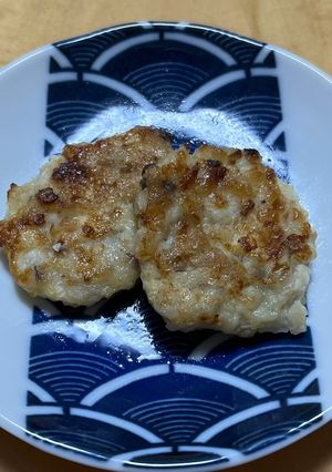 【離乳食】鯛と舞茸の豆腐ハンバーグ-レシピのメイン写真