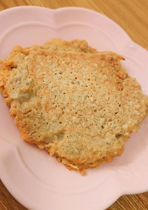 材料少！簡単きな粉オートミールパンケーキ-レシピのメイン写真