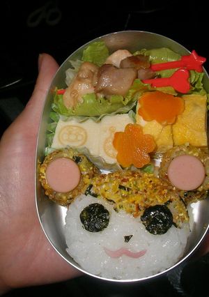 ハム太郎♪　キャラ弁-レシピのメイン写真