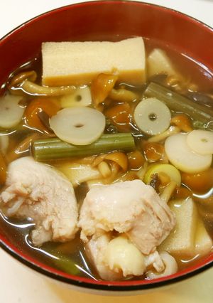 簡単ヘルシーおいしい繊維質豊富★山菜汁-レシピのメイン写真