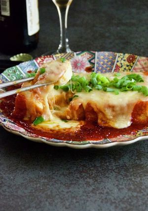 レンジ完結！ヤンニョムチーズ厚揚げ-レシピのメイン写真