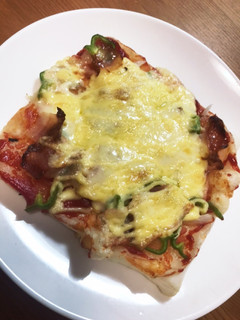 ランチに*お餅のピザ-レシピのメイン写真