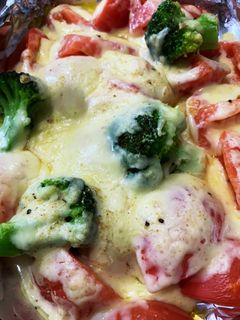 トマトのチーズ焼き-レシピのメイン写真