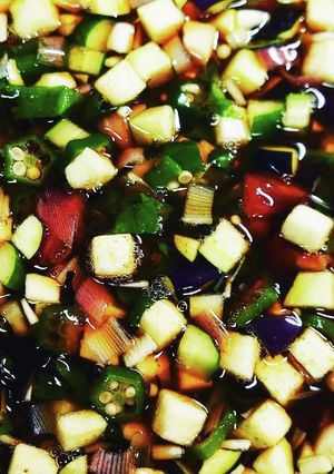 暑い季節に★簡単に野菜たっぷりだしつゆ-レシピのメイン写真